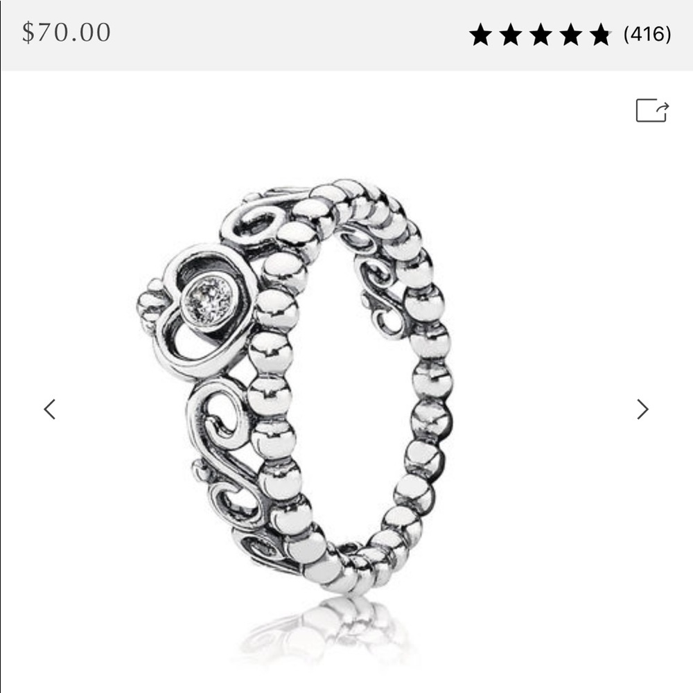 Pandora princess ring